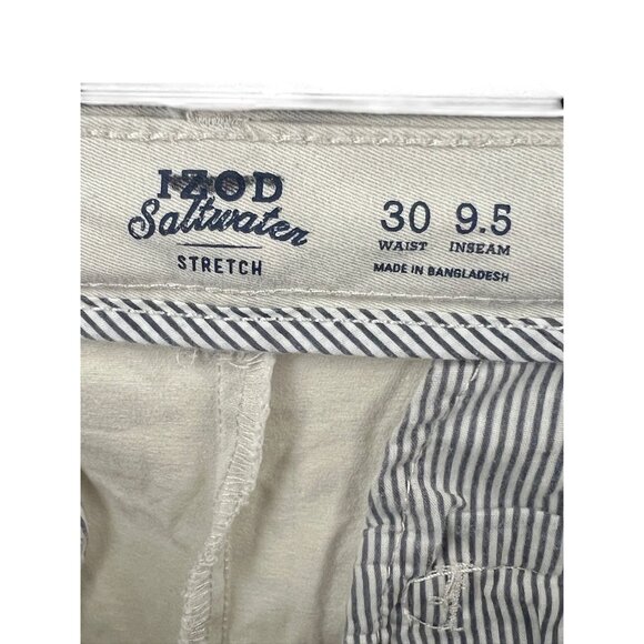 Saltwater Izod NWT Mens 9.5''' Twill Stretch Shorts Sz 42 Beige Gorpcore Outdoor - Picture 3 of 16